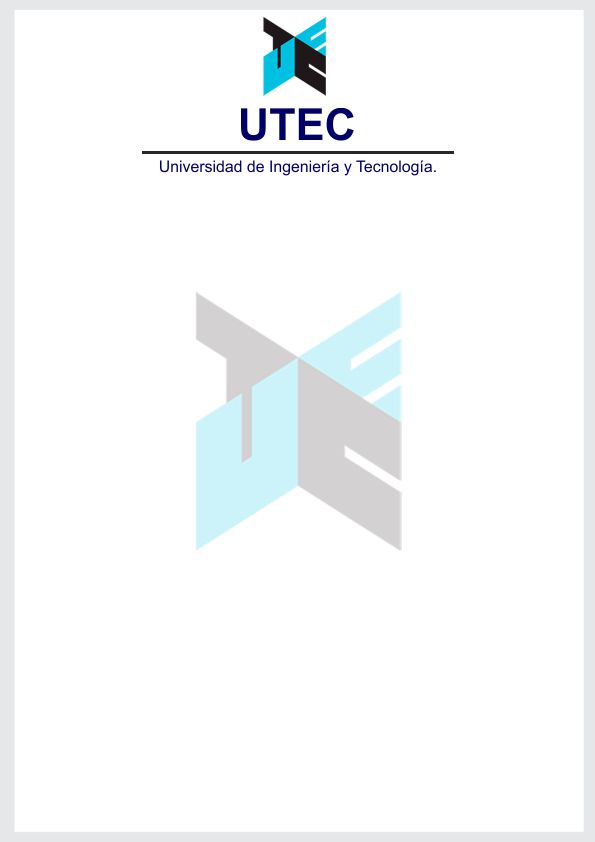 Caratula de Universidad de Ingeniería y Tecnología UTEC