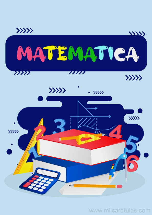 ▷ Portadas para Cuadernos de Matemática 【2023 】