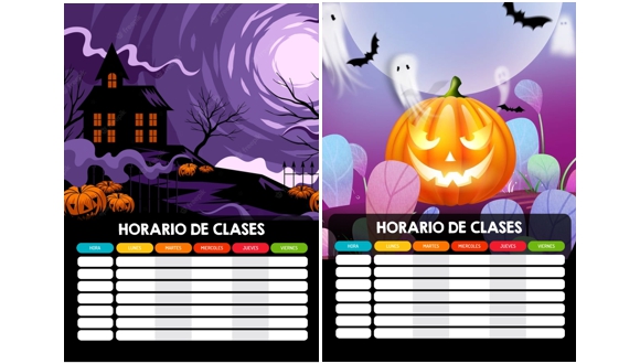 horario de halloween