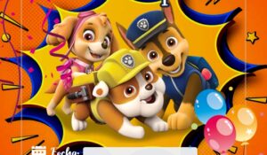 tarjeta de invitacion de paw patrol 5