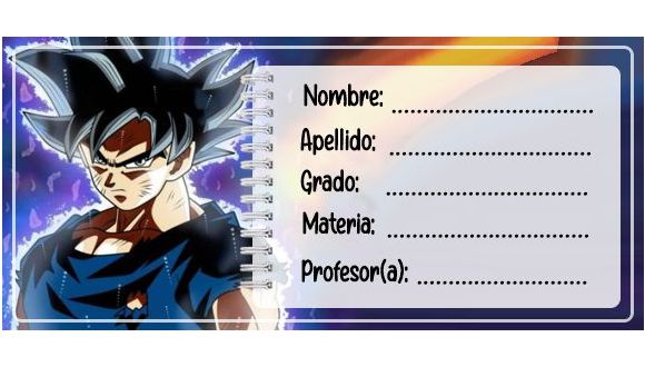 Etiquetas de dragon ball