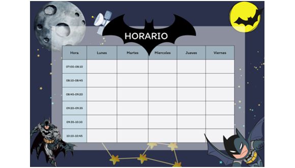 Horarios de Batman
